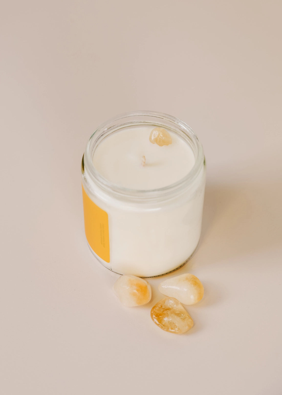 Success Candle- Citrine - 4oz. - Moon Room Shop and Wellness