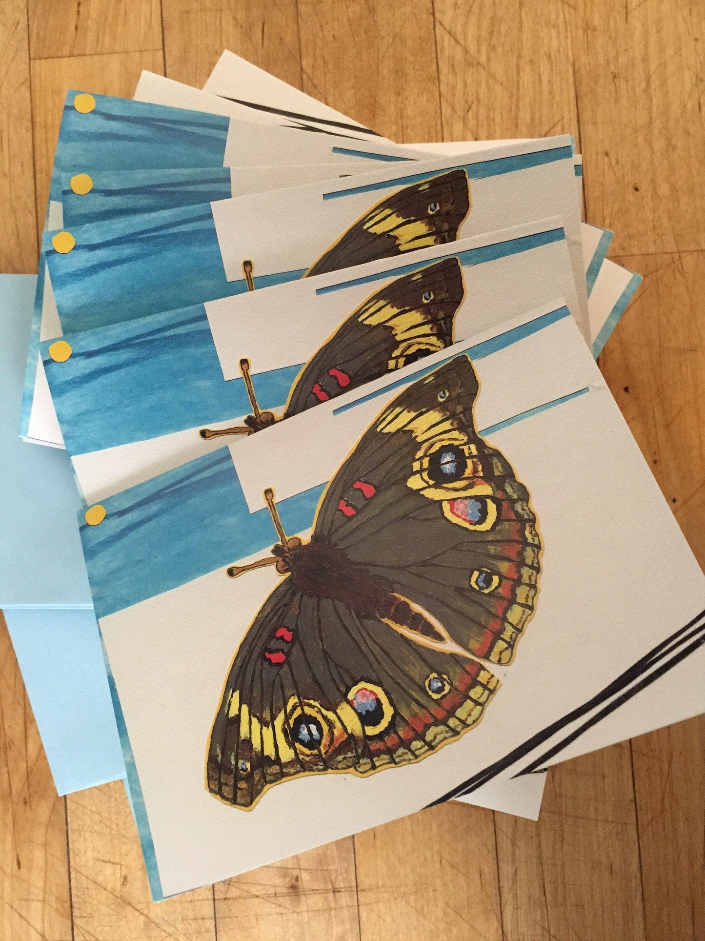 Moth Box Of Ten Blank Note Cards - Moon Room Shop and Wellness