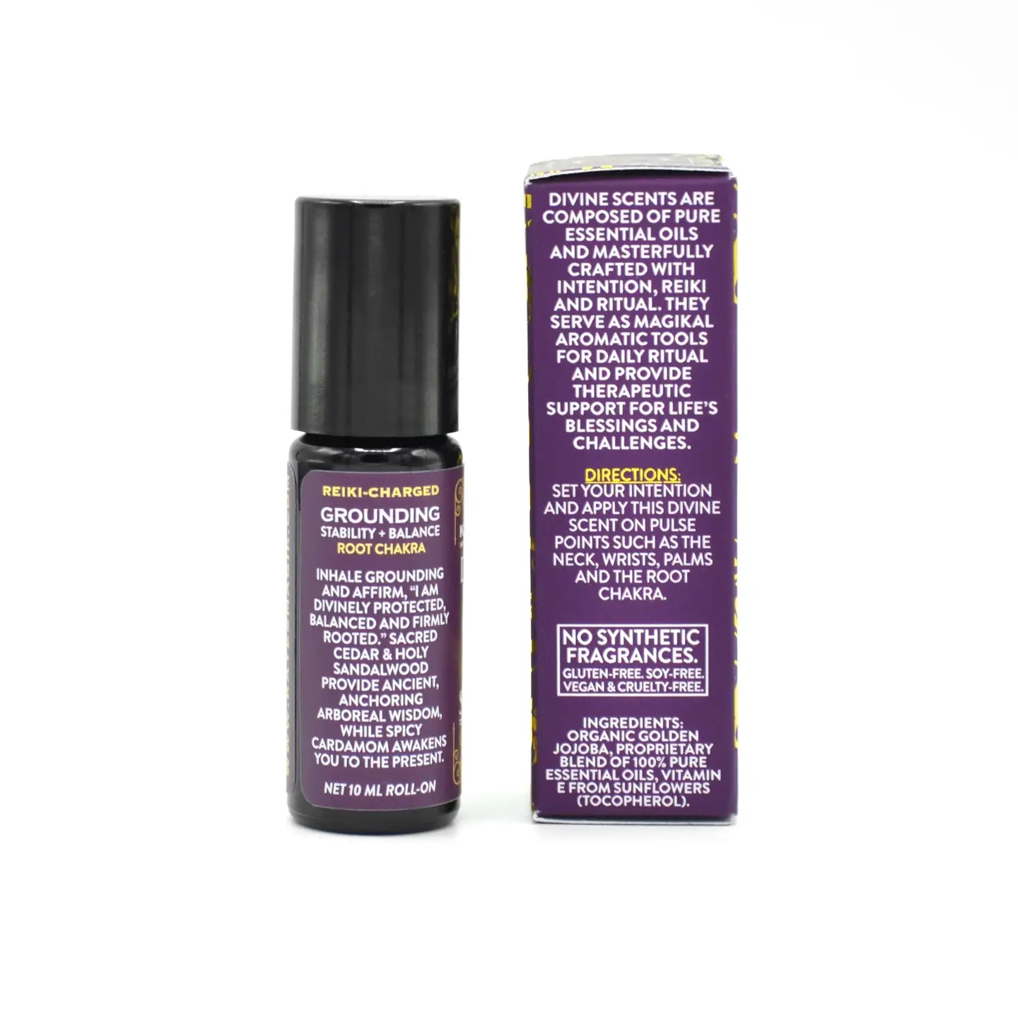 Divine Scents - Grounding Roll On Perfume - Moon Room Shop and Wellness
