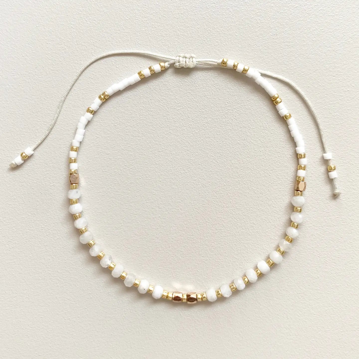 Moonstone Healing Gemstone Stacking Bracelet - Moon Room Shop and Wellness