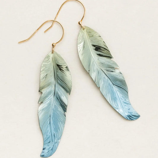 Free Spirit Feather Earrings by Holly Yashi - Moon Room Shop and Wellness
