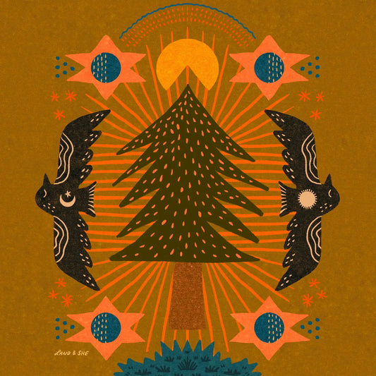 Ode To the Evergreen 8x10 - Moon Room Shop and Wellness