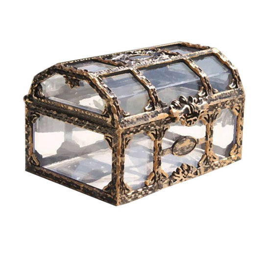 Clear Treasure Chest Gift Box - Moon Room Shop and Wellness