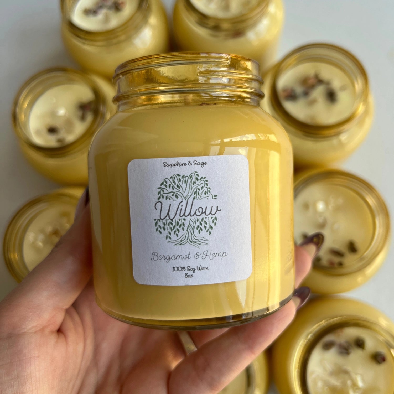 Willow Crystal Candle - Moon Room Shop and Wellness