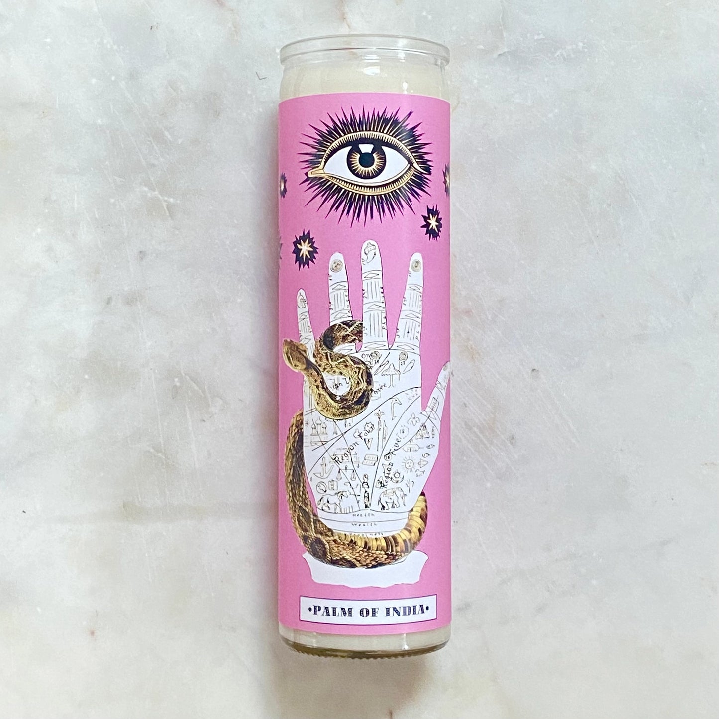 Palm of India Altar Candle (repurpose after you burn!) - Moon Room Shop and Wellness
