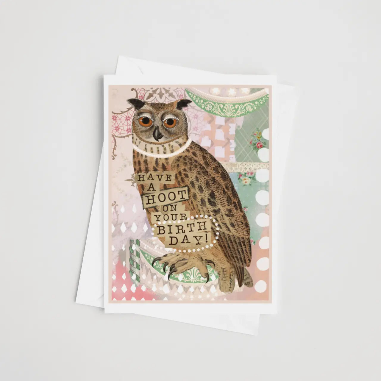 Have A Hoot On Your Birthday Card- Blank Inside - Moon Room Shop and Wellness