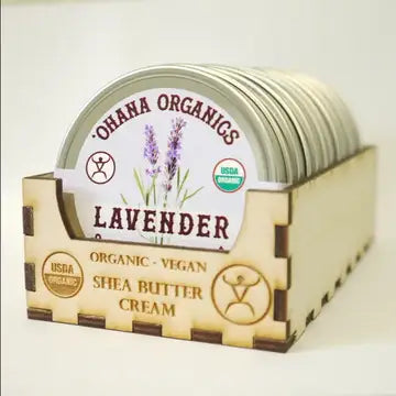 Lavender Whipped Shea Butter 0.5 oz. by Ohana Organics - Moon Room Shop and Wellness
