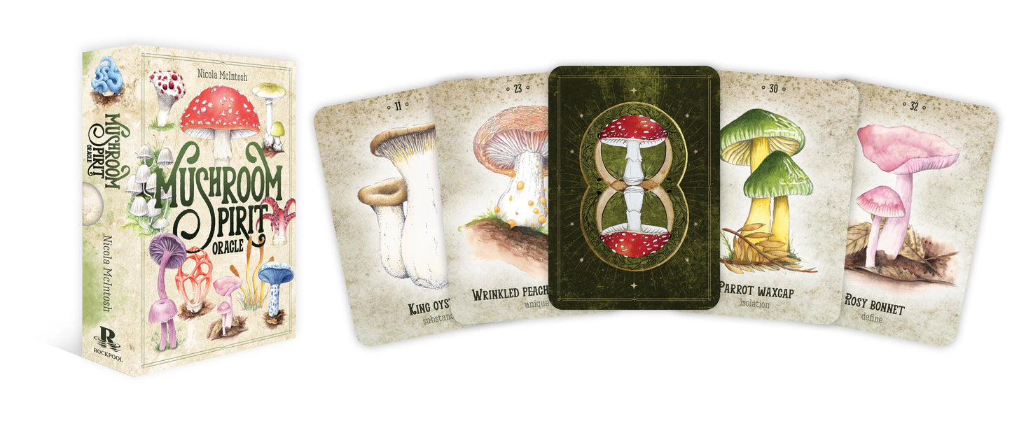 Mushroom Spirit Oracle Deck w/ Book - Moon Room Shop and Wellness