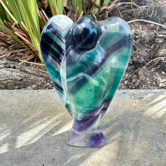 Beautiful Fluorite Angel 3 inch - Moon Room Shop and Wellness