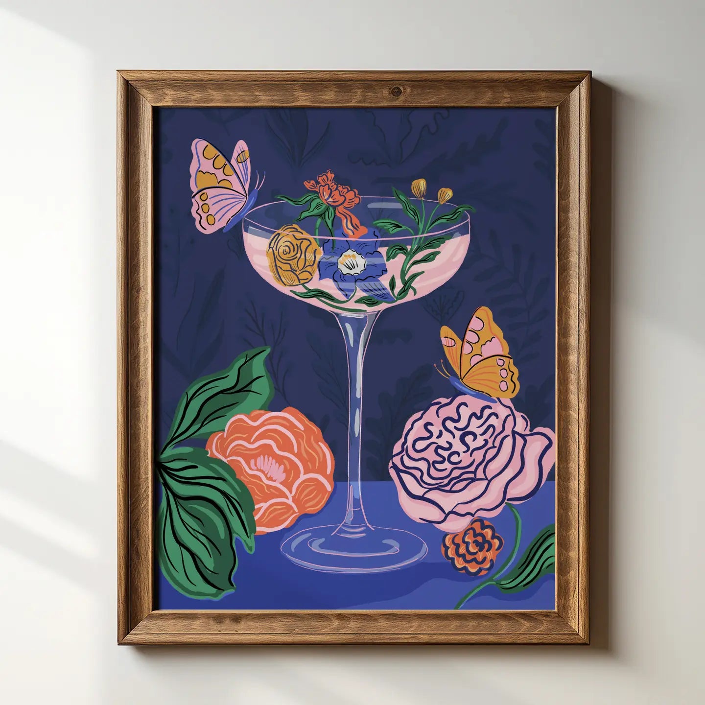 Coup Glass Still Life 8" X 10" Art Print - Moon Room Shop and Wellness