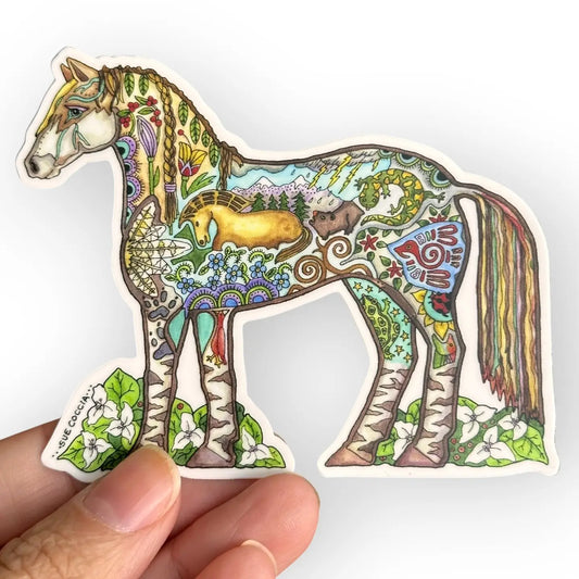 Wild Horse Sticker by Earth Art International - Moon Room Shop and Wellness