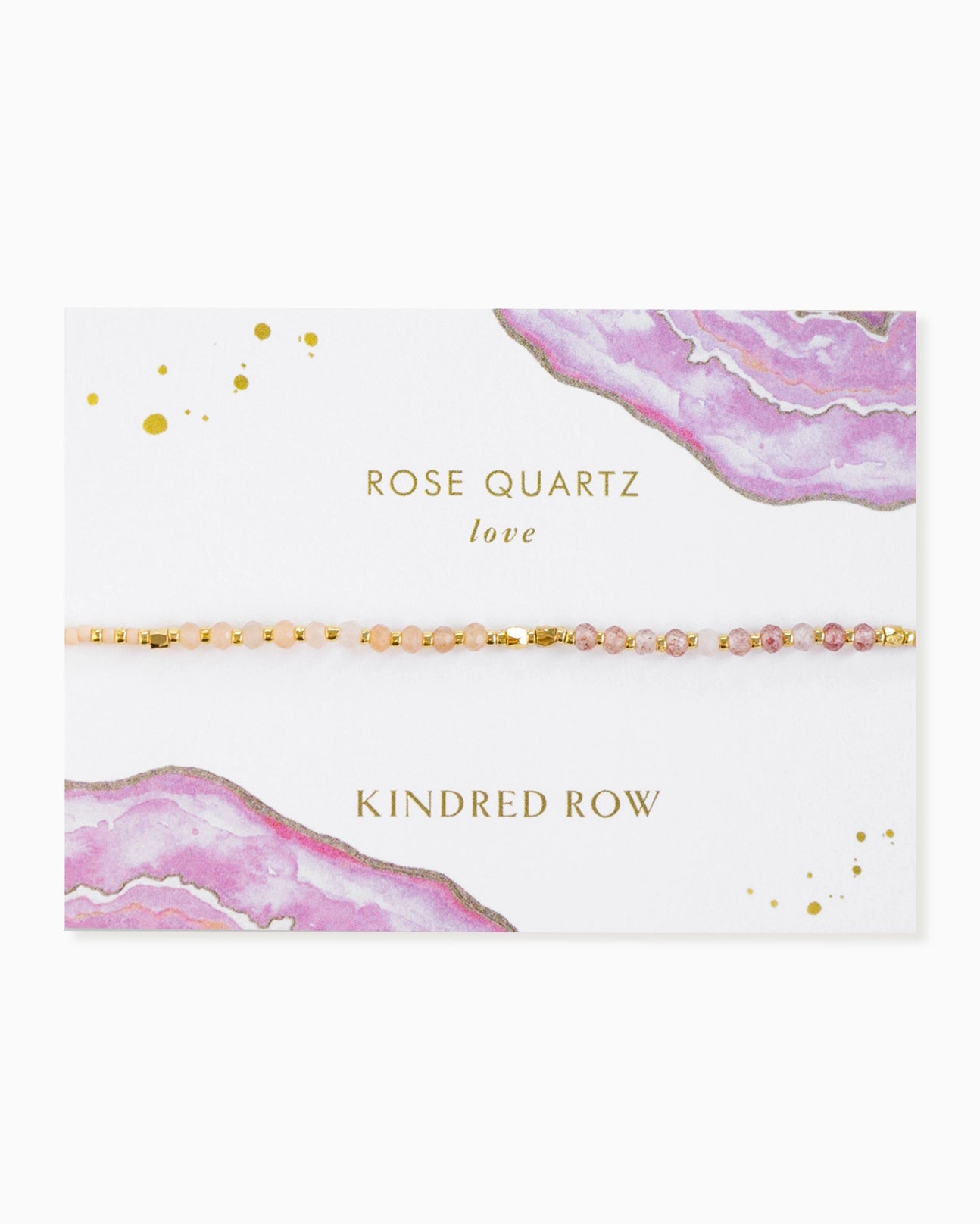 Rose Quartz Healing Gemstone Stacking Bracelet - Moon Room Shop and Wellness