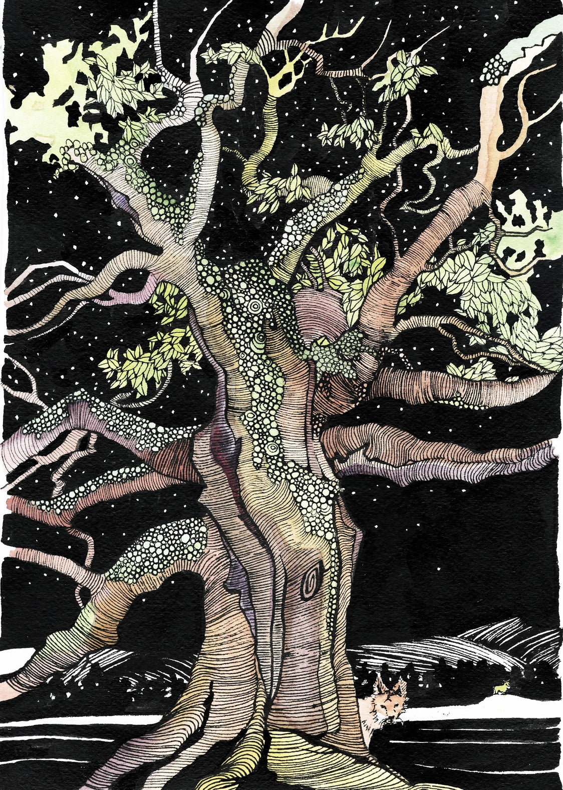 Tree of Life Art Card - Moon Room Shop and Wellness