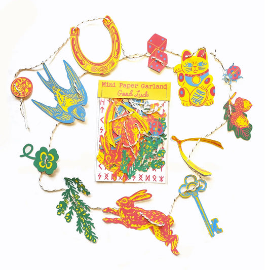 Good Luck Mini Paper Garland - Moon Room Shop and Wellness