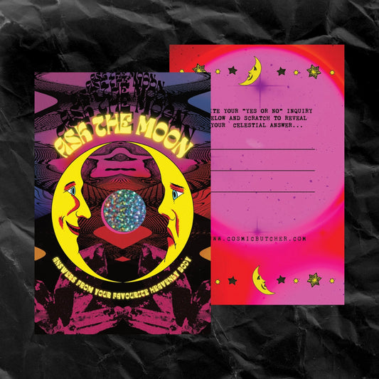 Ask the Moon Scratch Off Fortune Card - Moon Room Shop and Wellness