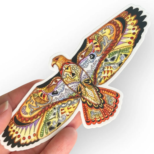 Hawk Sticker by Earth Art International - Moon Room Shop and Wellness