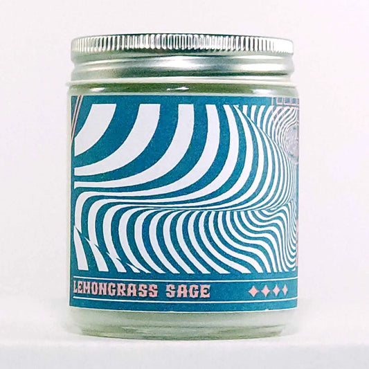Lemongrass Sage Soy Candle 8 oz - Moon Room Shop and Wellness