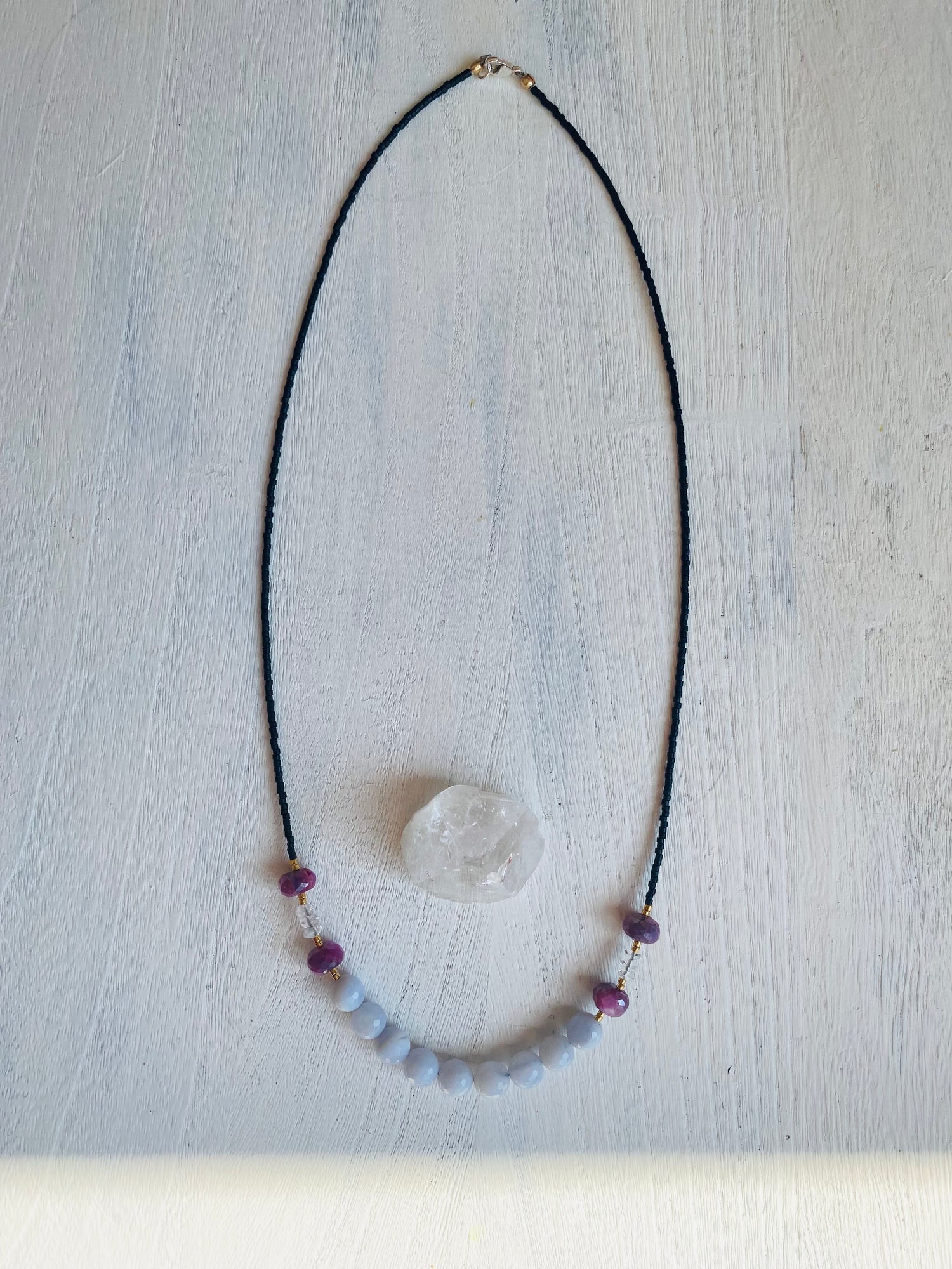 One of a Kind Gemstone Necklace - Moon Room Shop and Wellness