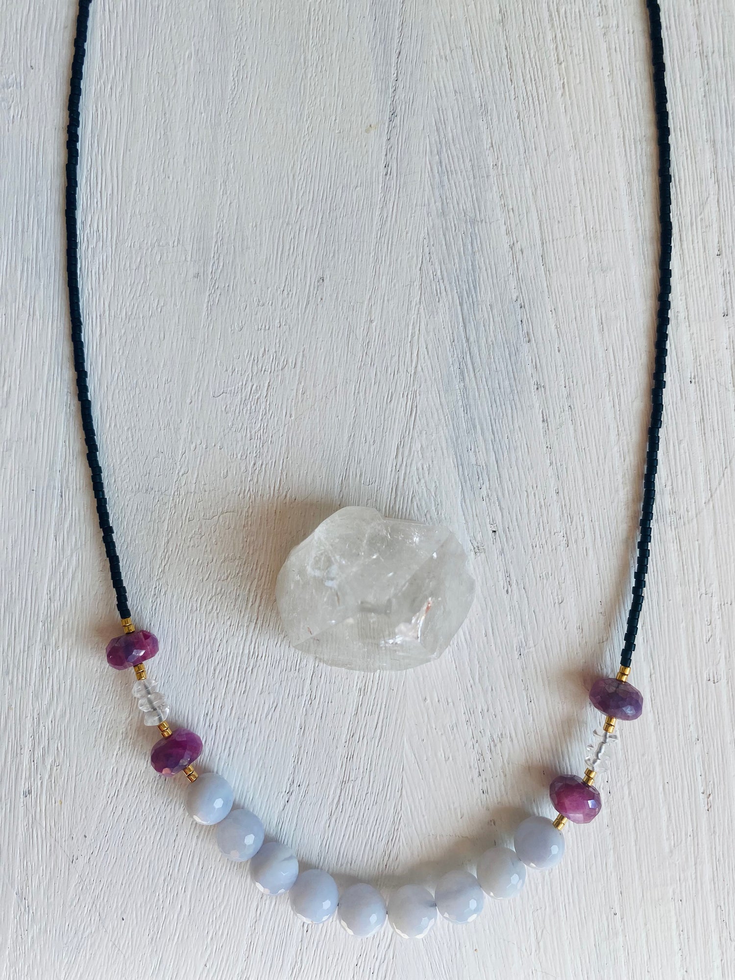 One of a Kind Gemstone Necklace - Moon Room Shop and Wellness