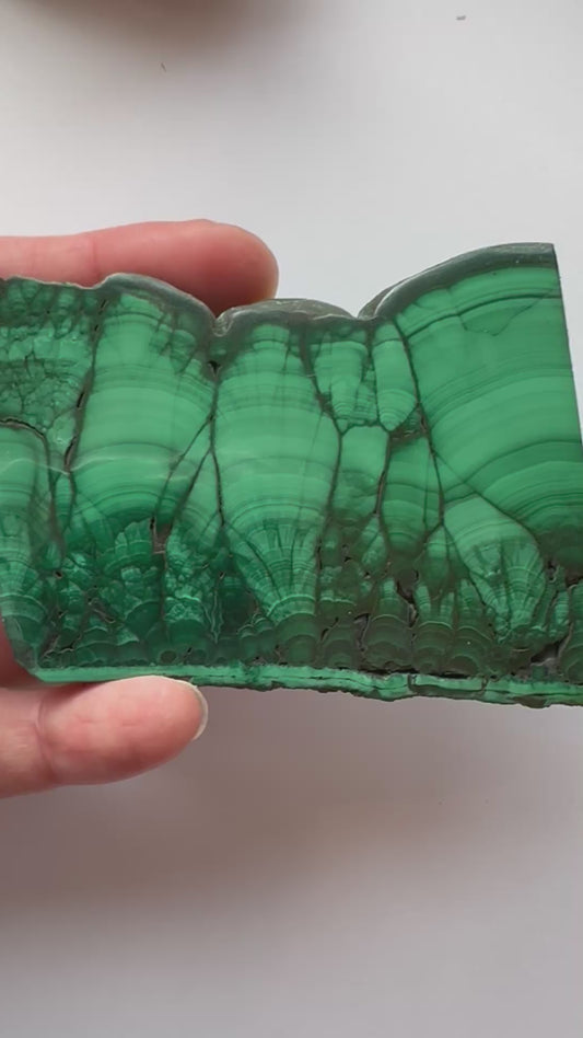 Malachite Polished Slab 130 g