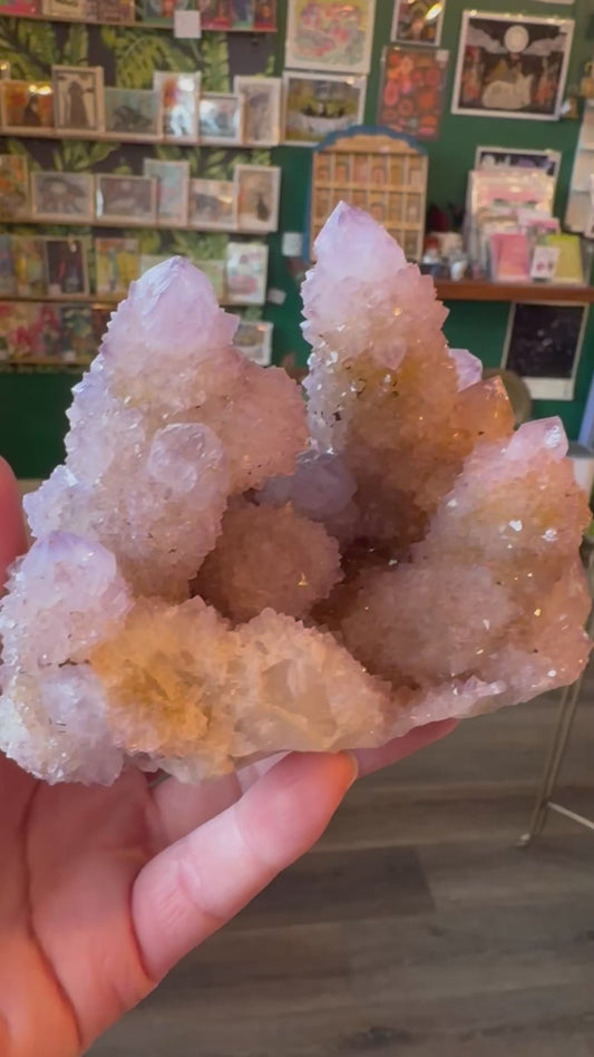 Spirit Quartz Gorgeous Cluster 1.39 lb South Africa