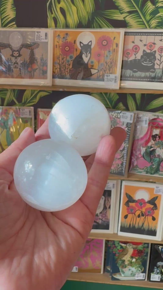 Selenite Sphere (Satin Spar)