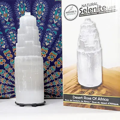 Selenite Lamp Med - Moon Room Shop and Wellness