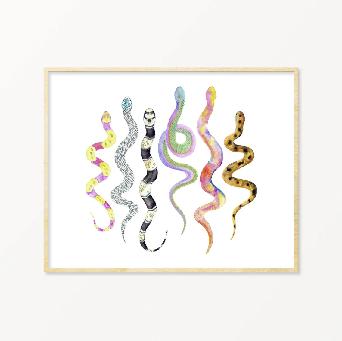 Snakes #6 5x7 Art Print - Moon Room Shop and Wellness