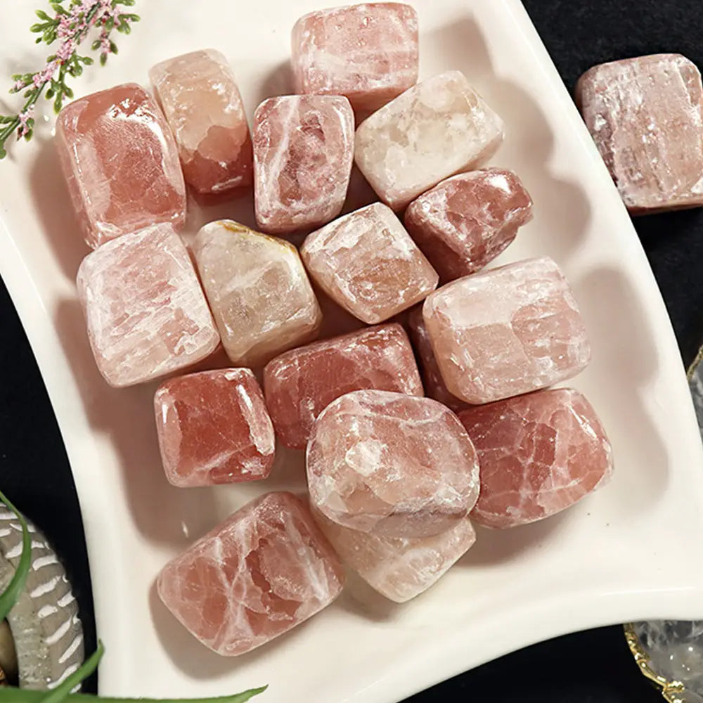 Rose Calcite Tumble - Moon Room Shop and Wellness