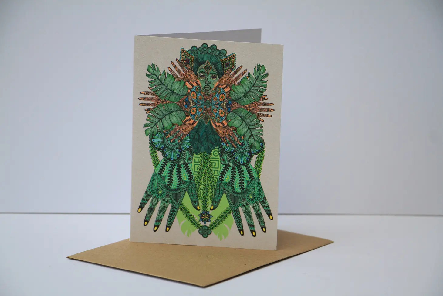 The Green Man or Woman Greeting Card - Moon Room Shop and Wellness
