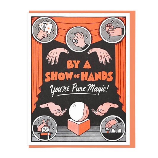 Show of Hands Magic Card - Moon Room Shop and Wellness