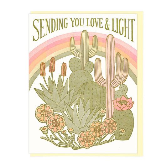 Sending You Love and Light Card - Moon Room Shop and Wellness