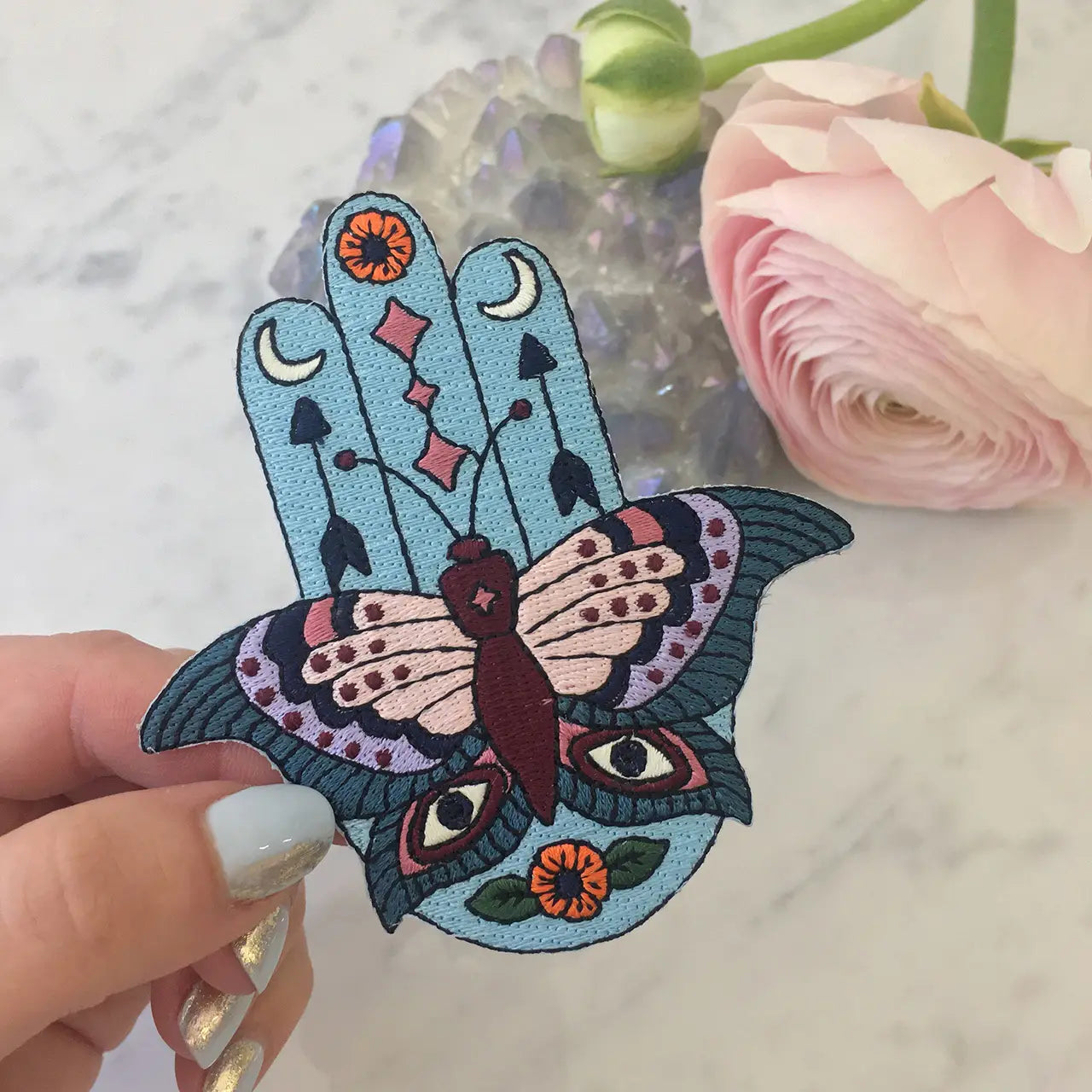Mystical Hamsa - Butterfly Patch - Moon Room Shop and Wellness