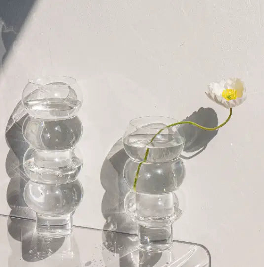 Bubble Glass Vase - Moon Room Shop and Wellness