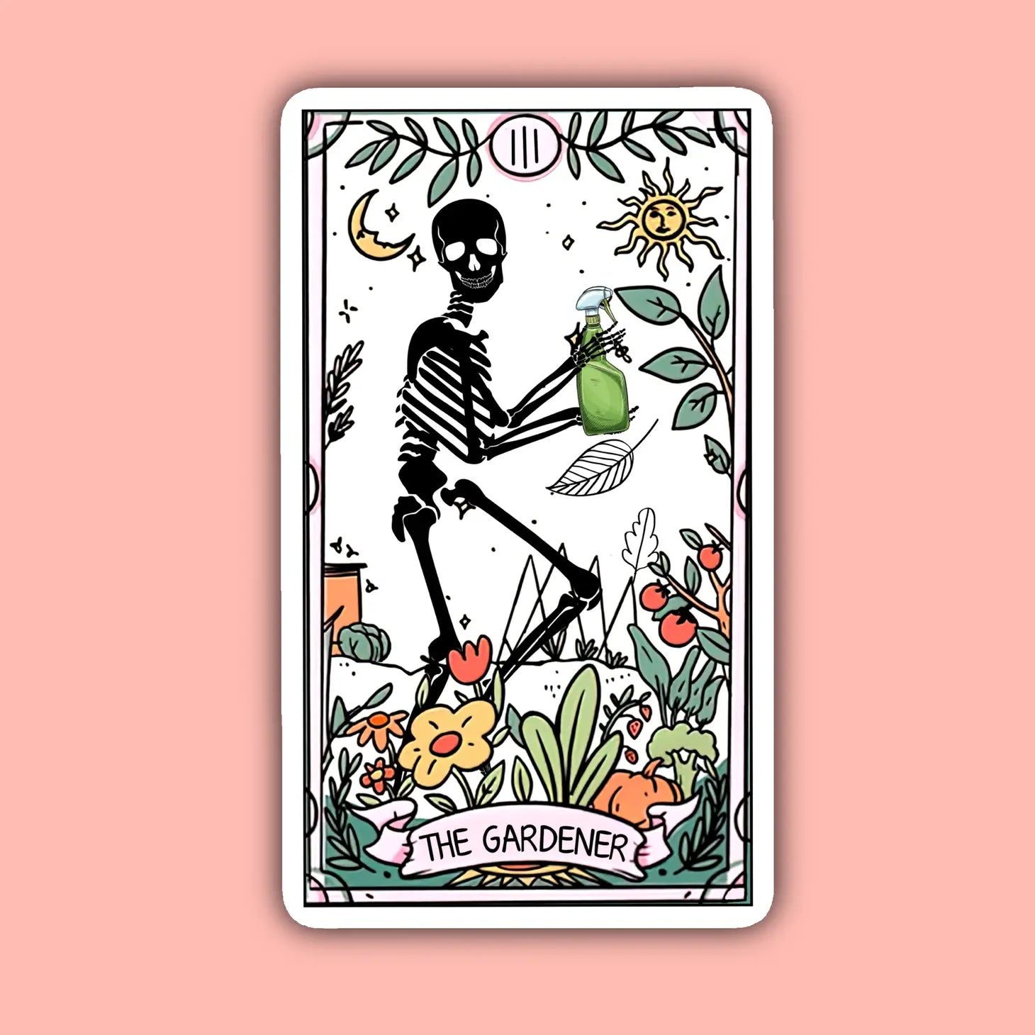 The Gardener Tarot  Sticker - Moon Room Shop and Wellness