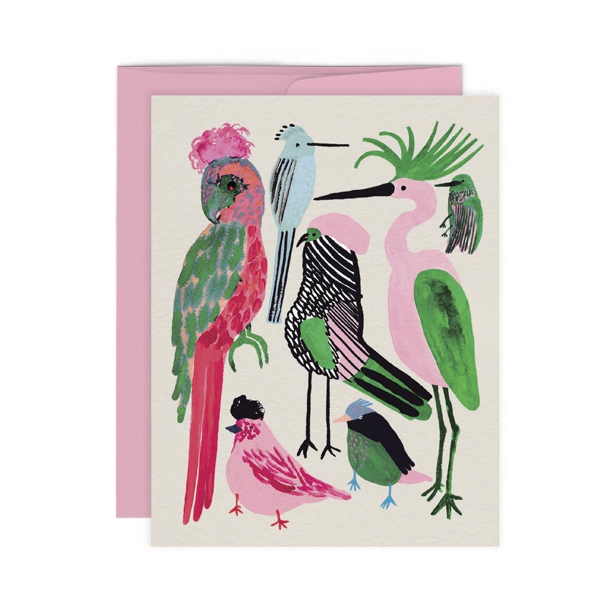 Exotic Birds Card - Moon Room Shop and Wellness