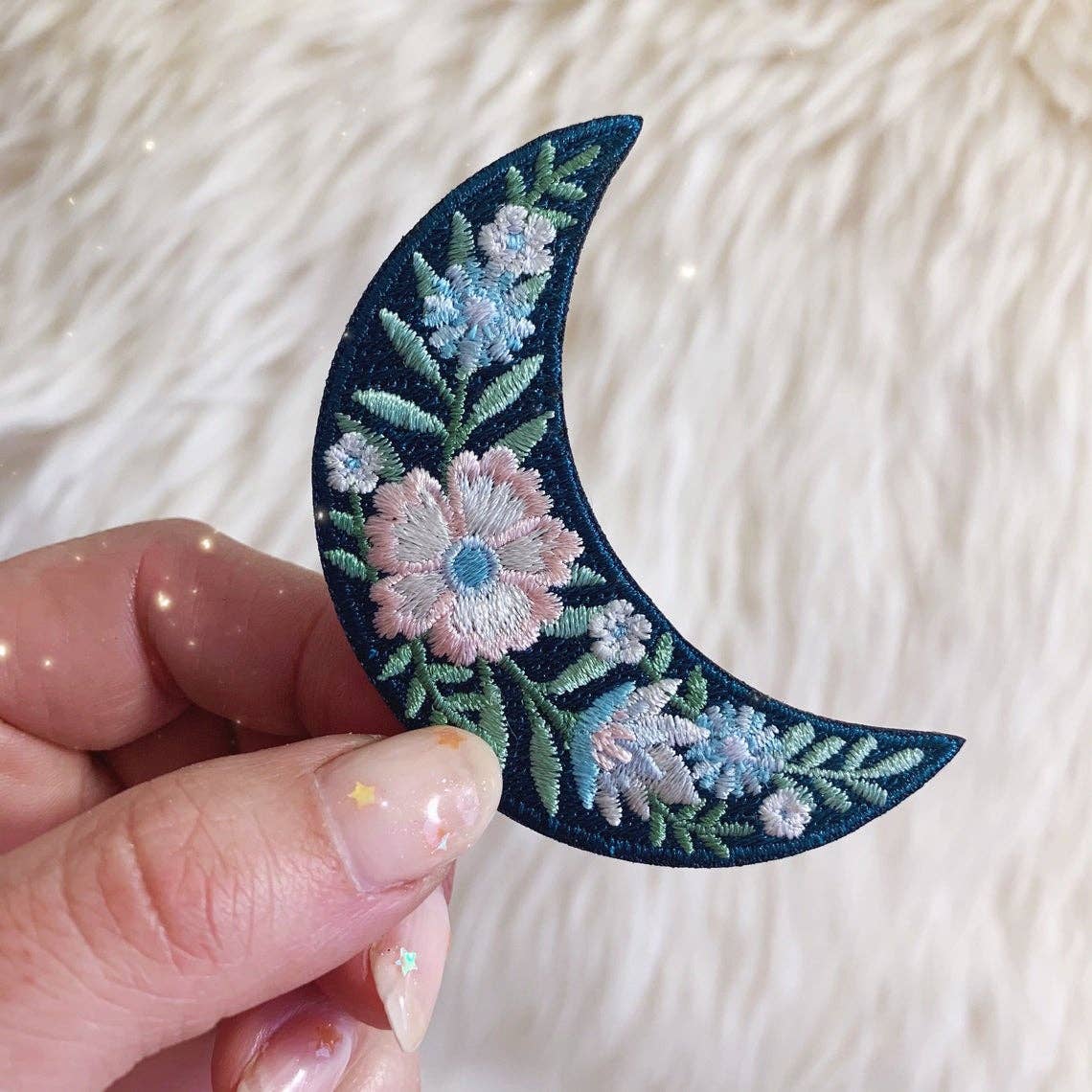 Botanical Crescent Moon Patch - Moon Room Shop and Wellness
