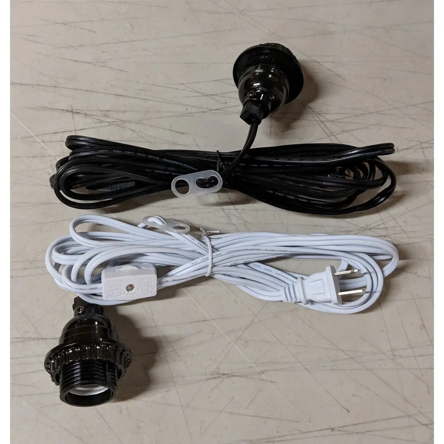 Light Cord Electrical Kit- White - Moon Room Shop and Wellness