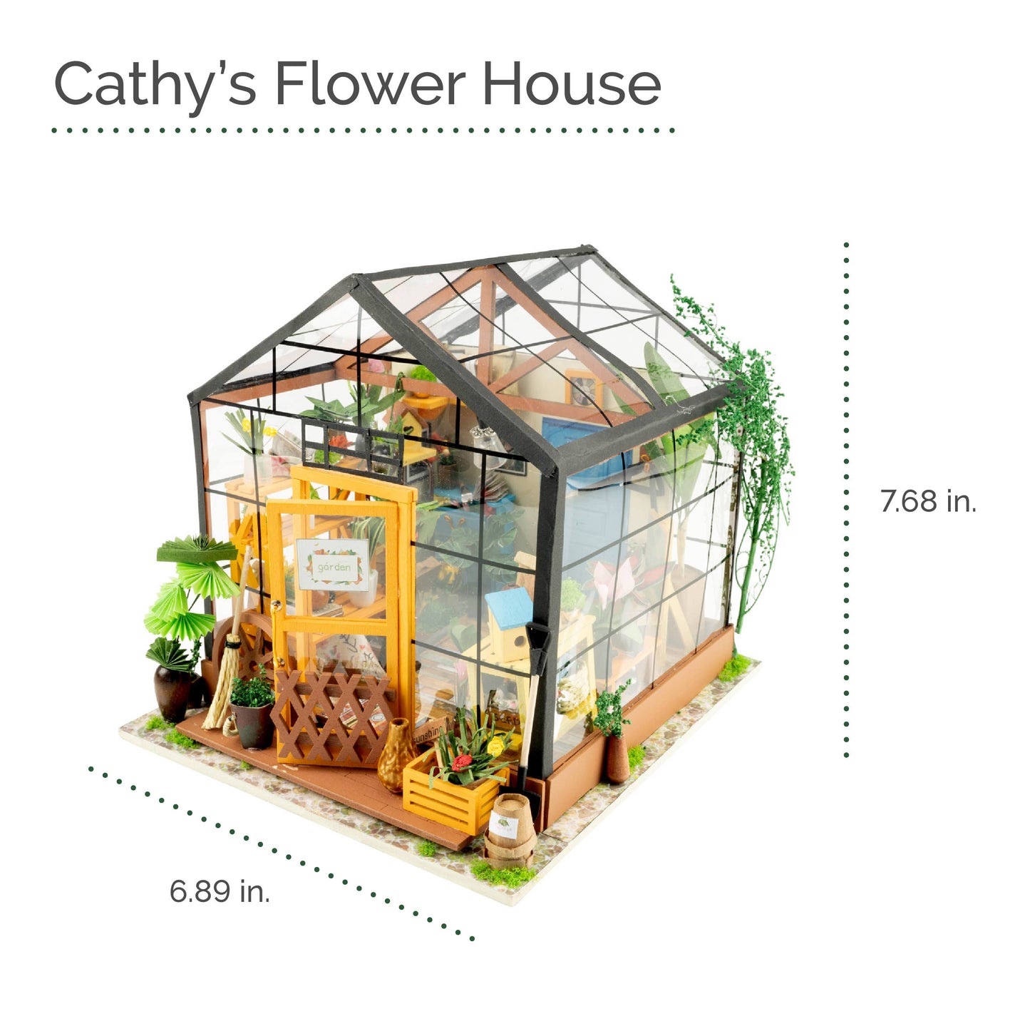 DIY Miniature House Kit-Cathy's Flower House - Moon Room Shop and Wellness