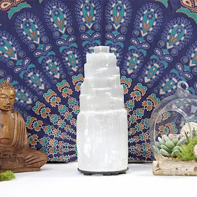 Selenite Lamp Med - Moon Room Shop and Wellness