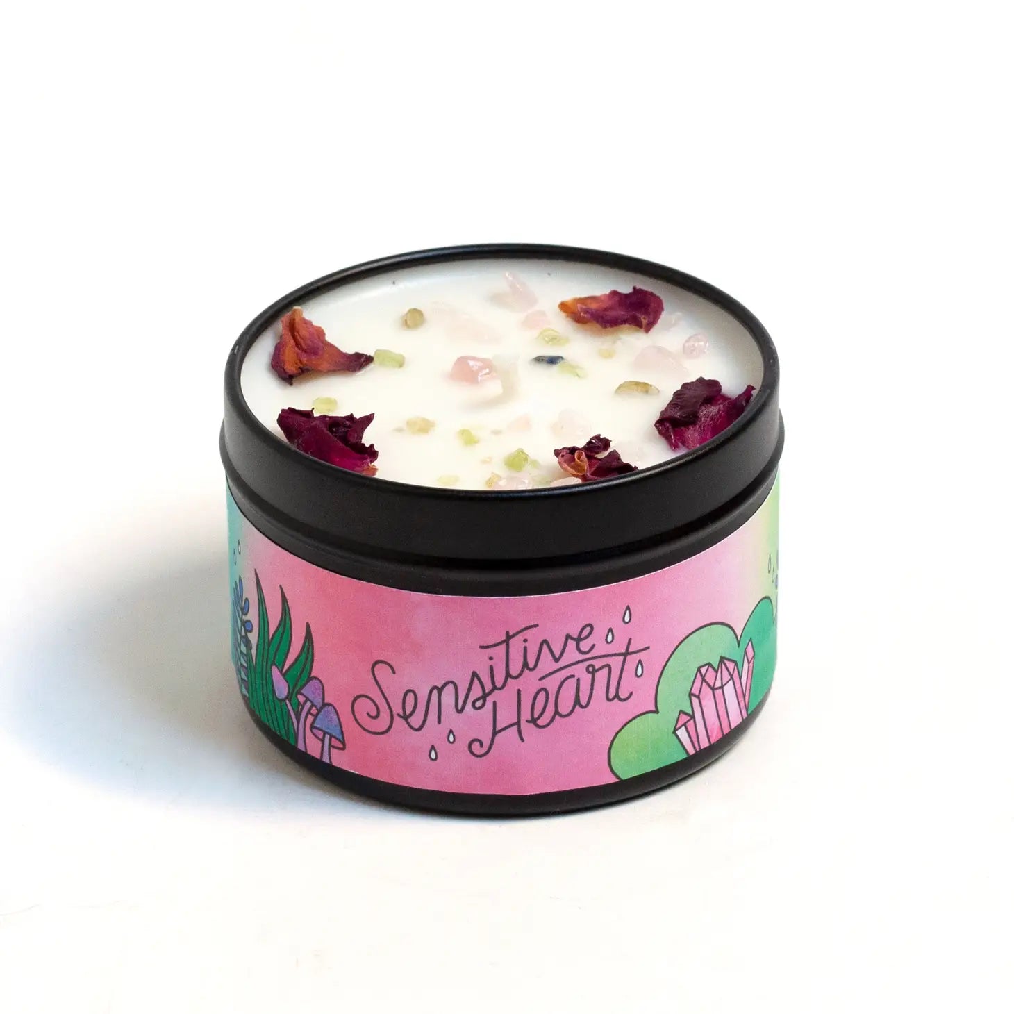 Sensitive Heart Floral & Citrus Candle Local PNW - Moon Room Shop and Wellness