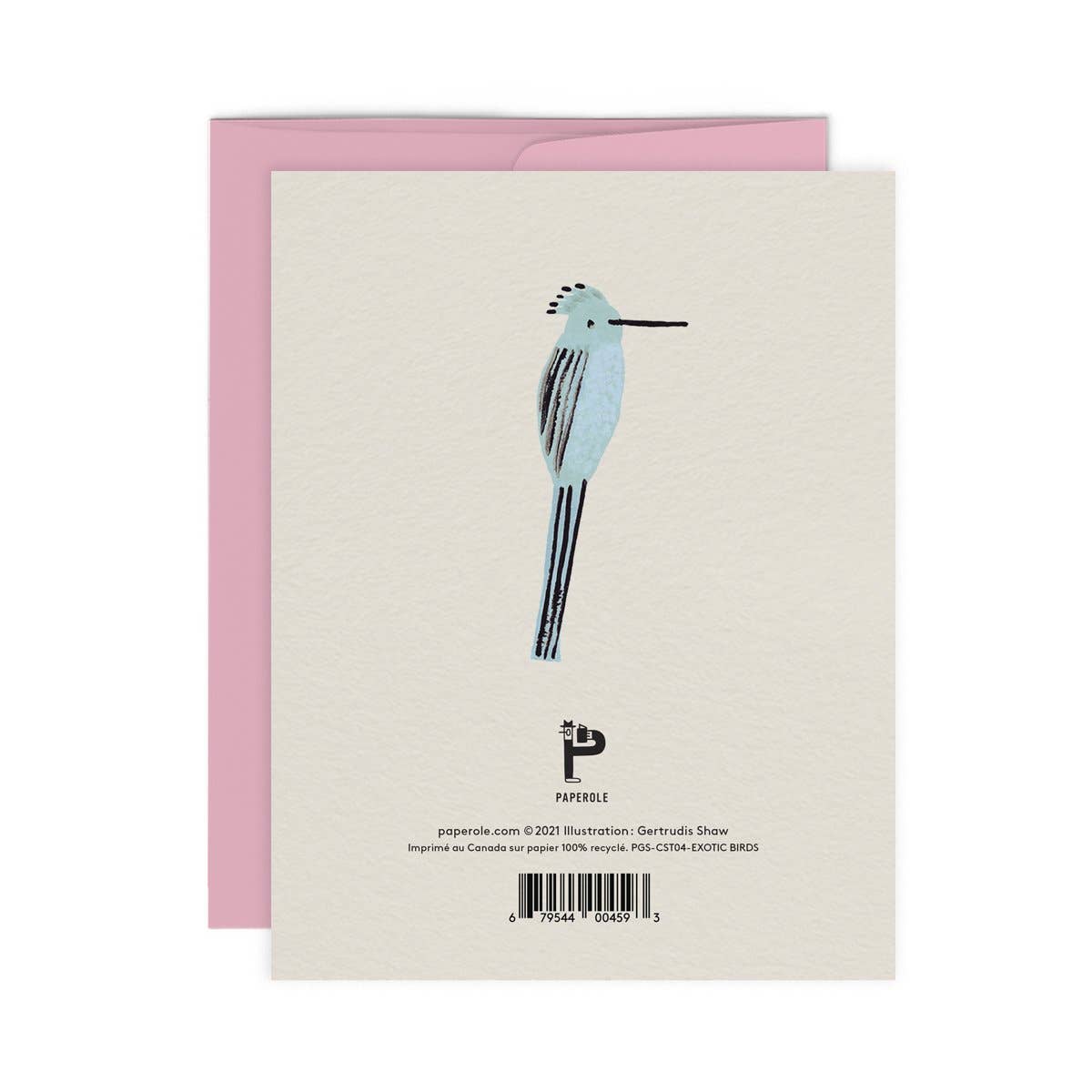 Exotic Birds Card - Moon Room Shop and Wellness