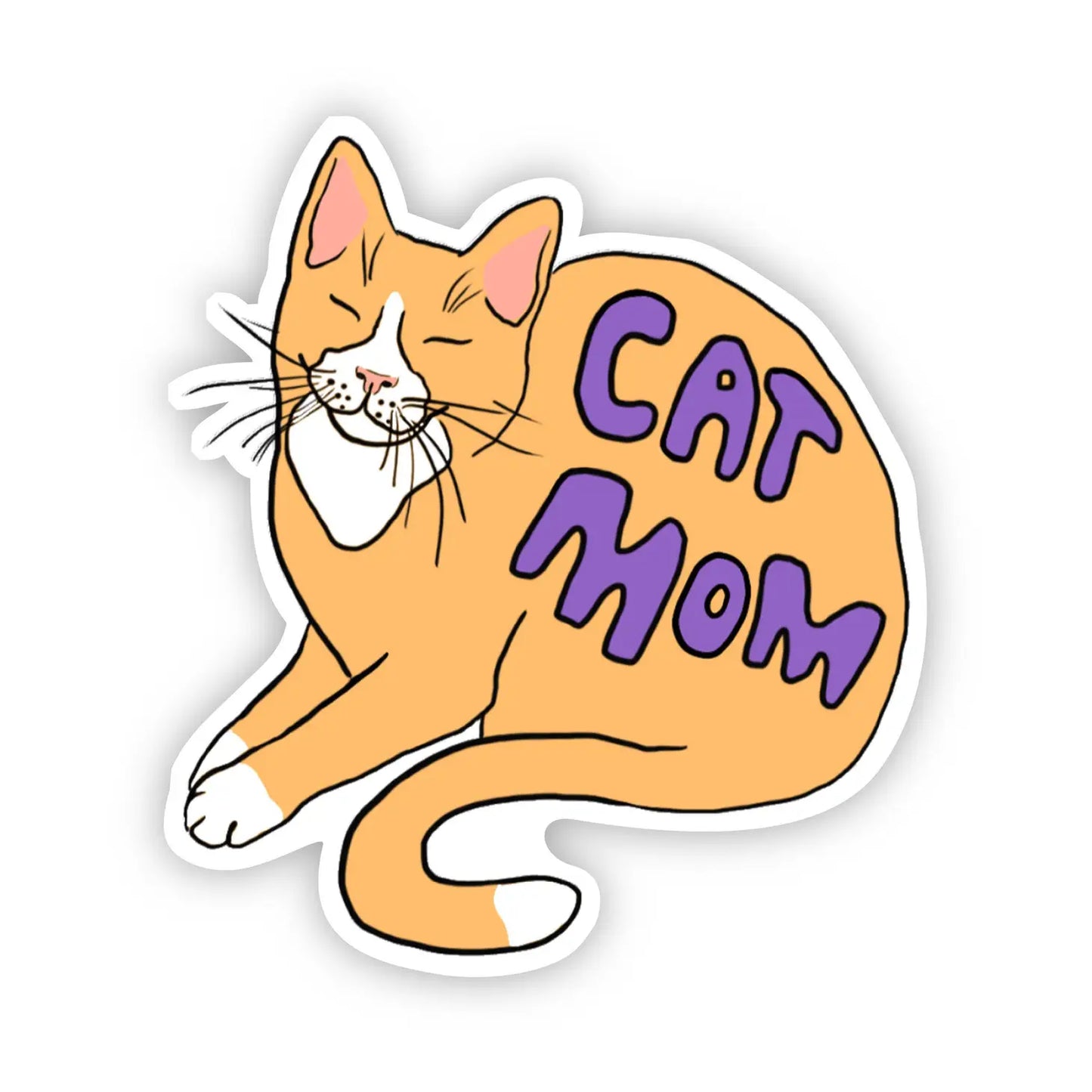 Cat Mom Sticker - Moon Room Shop and Wellness