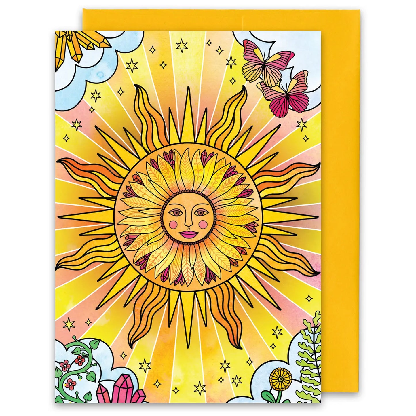 The Sun Greeting Card - Moon Room Shop and Wellness