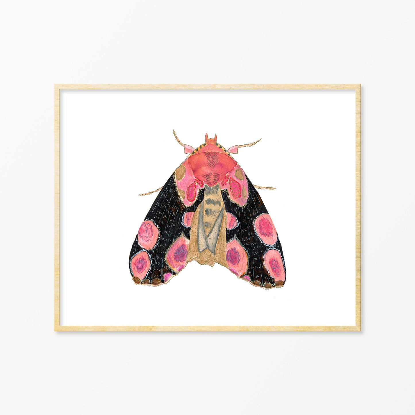 Moth #2 5x7 Art Print - Moon Room Shop and Wellness
