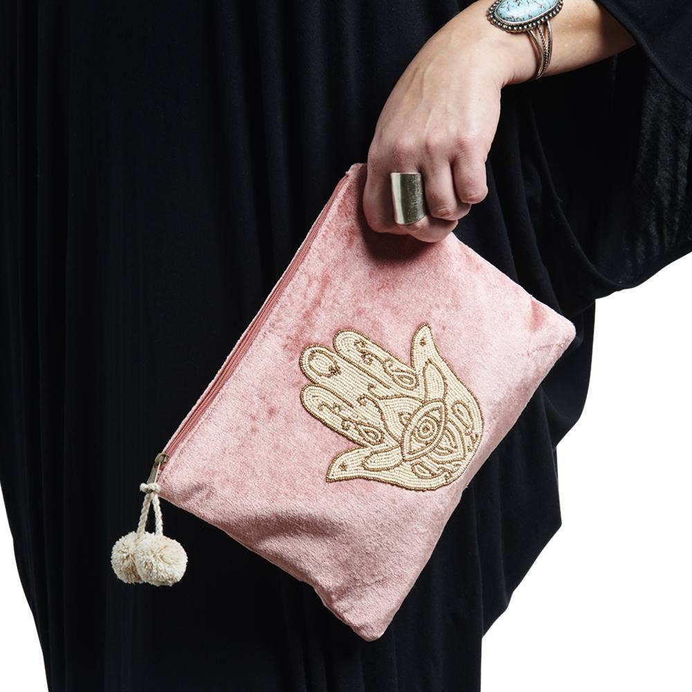 Sidney Byron- Hamsa Shakti Pouch - Moon Room Shop and Wellness