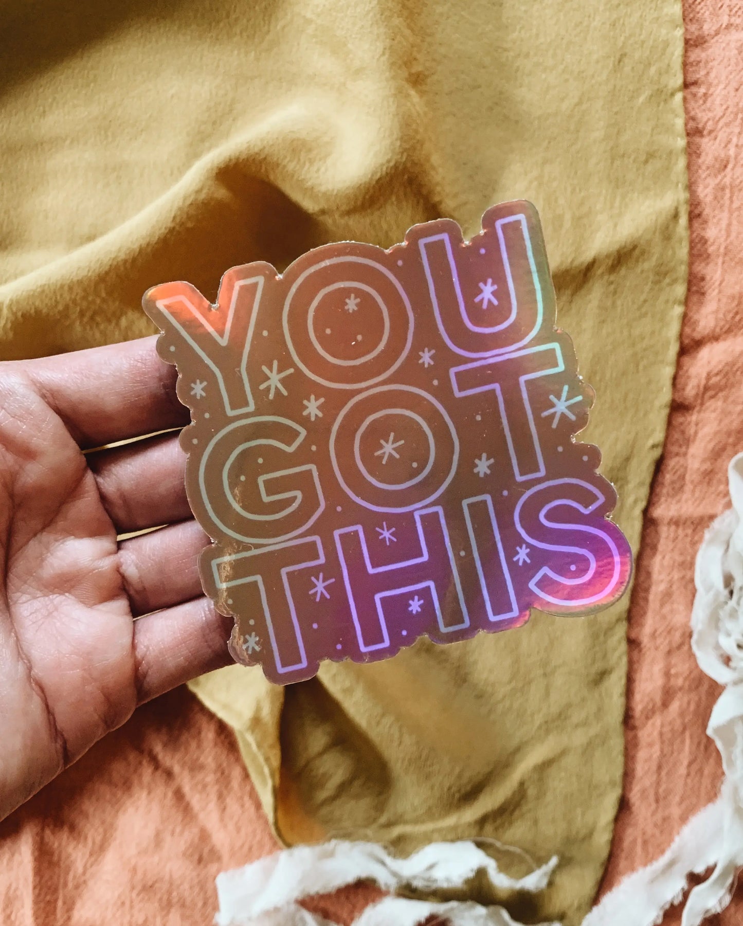 You Got This - Holographic Vinyl Sticker - Moon Room Shop and Wellness