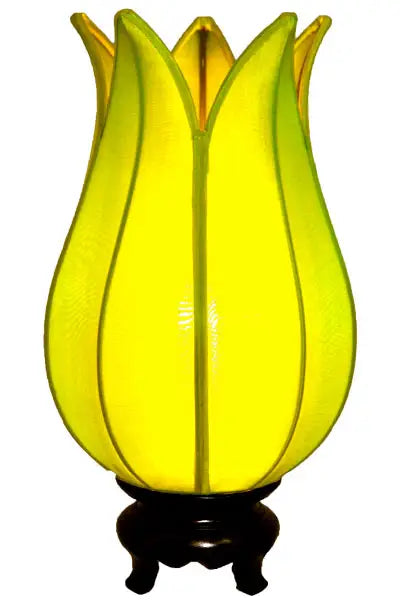 Baby Flowering Lotus Lamp-Green - Moon Room Shop and Wellness