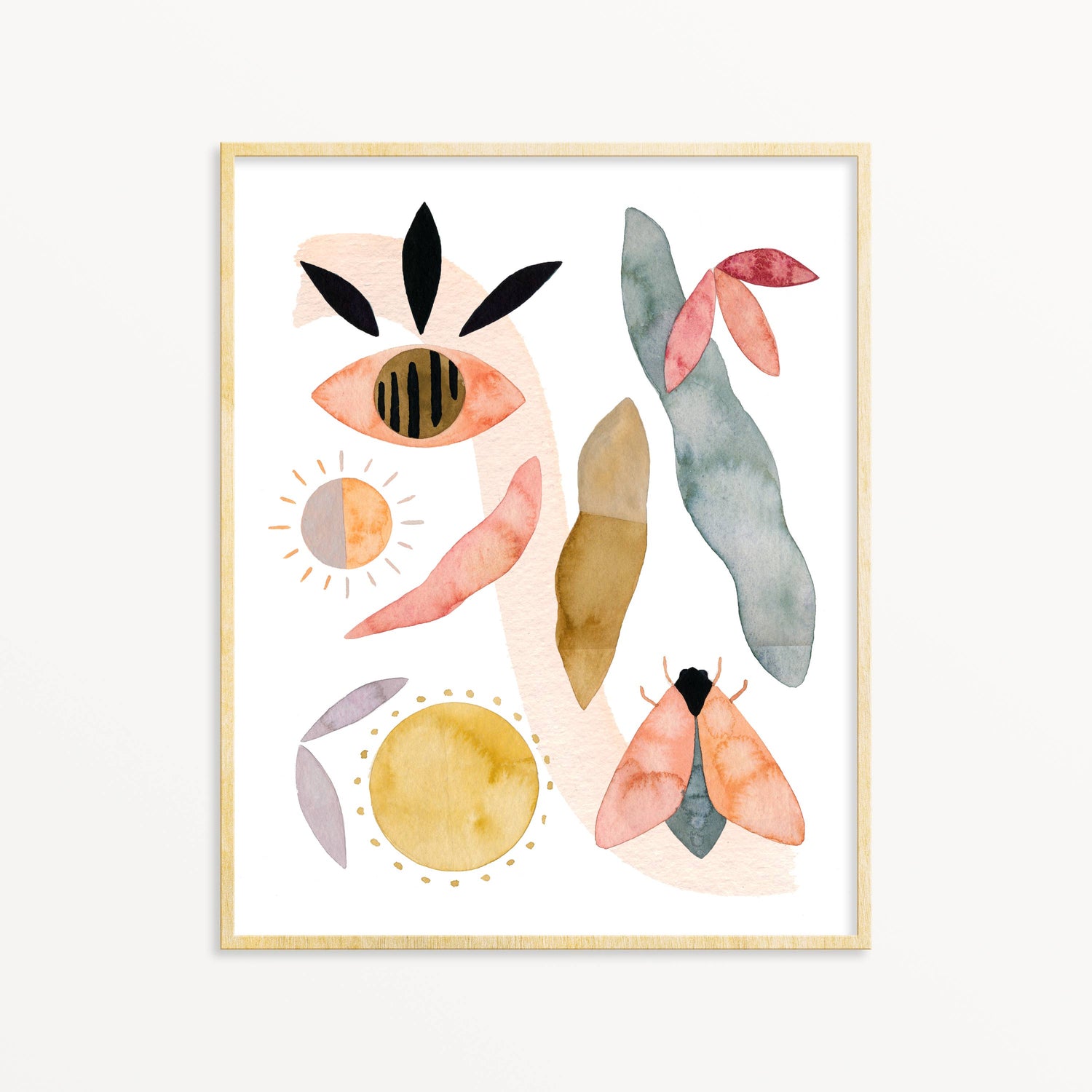 Sun Moth 8x10 Art print - Moon Room Shop and Wellness