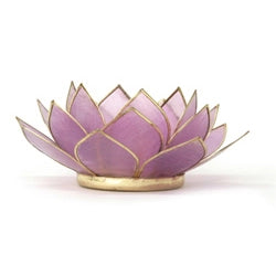 Gemstone Lotus Tlight Collection- -Amethyst - Moon Room Shop and Wellness